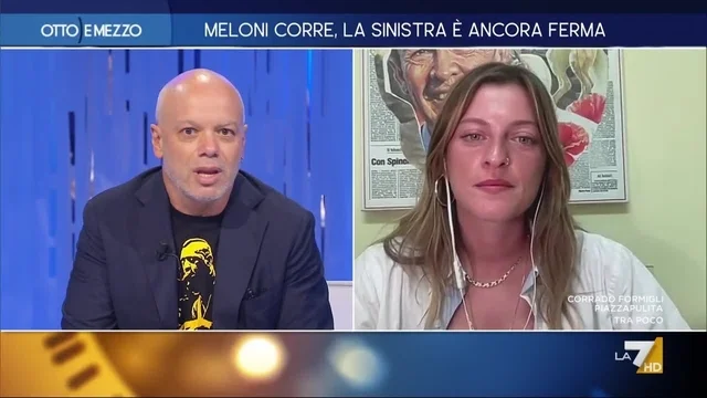 Ucraina, Diego Bianchi a Otto e mezzo: "Anche i partigiani usavano armi americane e inglesi, in Italia ha già vinto Putin"