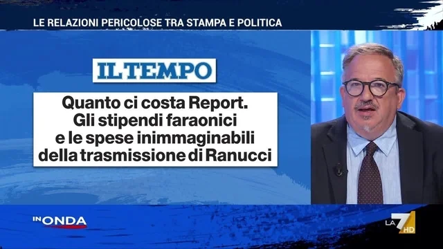 Quanto costa Report? Telese sull'articolo de Il Tempo: “Un’operazione un po' scorretta. Ranucci non c’entra”