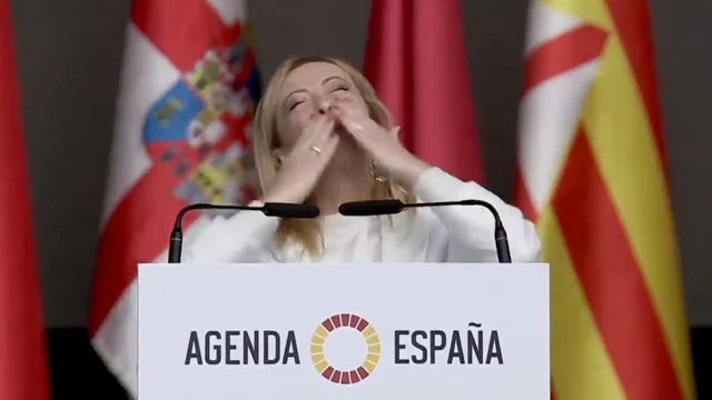 "Yo soy Giorgia, soy una mujer...": Giorgia Meloni ripropone il suo tormentone in Spagna