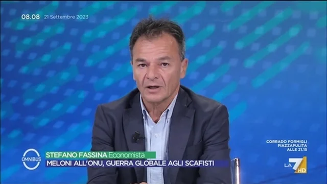 Meloni all'ONU, guerra agli scafisti - Omnibus, 21/09/2023