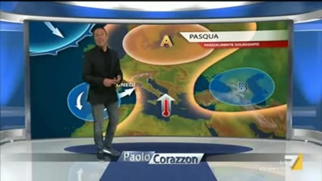 Le previsioni del tempo della sera del 19 aprile
