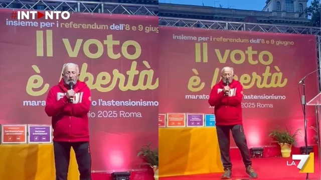 Adelmo Cervi contro La Russa all'evento CGIL per il voto: "Un bastardo, non voglio parlarne"