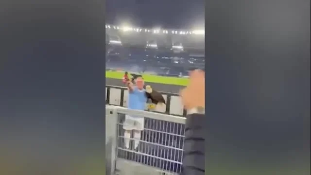 Scandalo all'Olimpico, saluto romano e inni per Mussolini del falconiere della Lazio: il club lo sospende