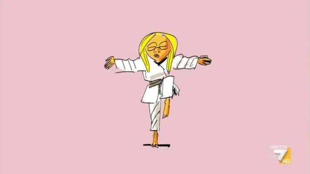 Il cartoon del Genio Makkox: "Karate God"