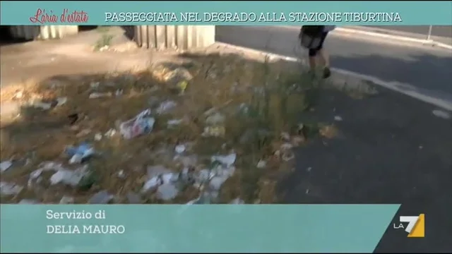Passeggiata nel degrado alla stazione Tiburtina (Delia Mauro)