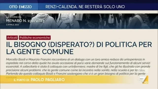 Quel bisogno di politica