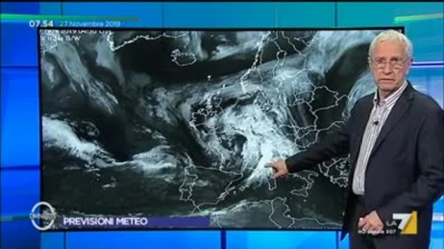 Le previsioni meteo del 27/11/2019