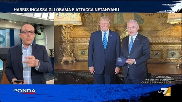Harris incassa gli Obama e attacca Netanyahu - In Onda - Puntata del 26/7/2024