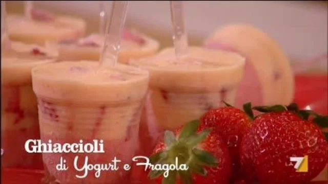 Ghiaccioli di Yogurt e Fragola