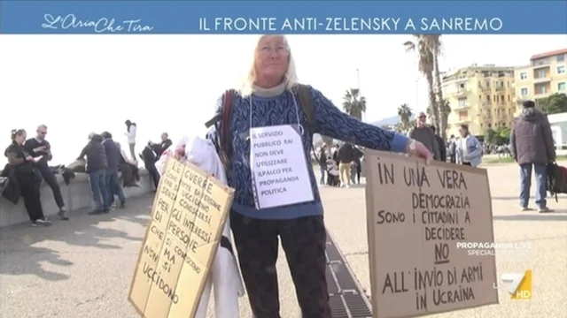 Il fronte anti-Zelensky a Sanremo