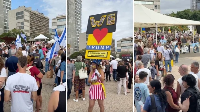Centinaia di cittadini a Tel Aviv festeggiano il ritorno degli ostaggi dopo il cessate il fuoco a Gaza