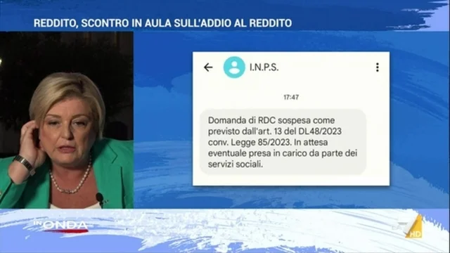 Stop al RdC con sms, la ministra Calderone: "Si poteva fare meglio"