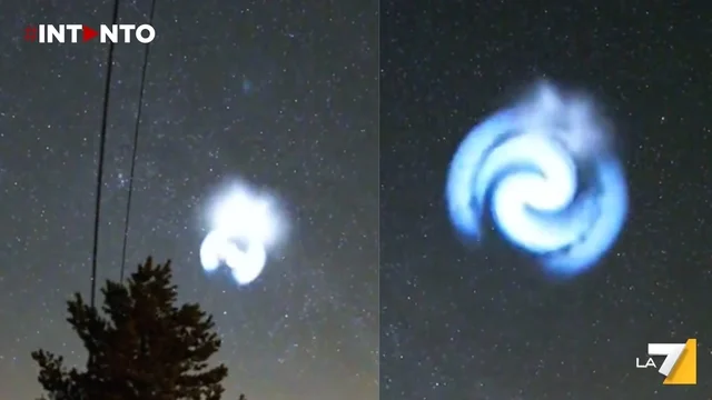 Luminosa spirale in cielo avvistata in varie regioni d’Italia