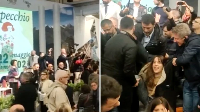 La ministra Roccella contestata al Salone del libro di Torino: interrotta la presentazione del libro