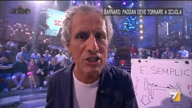 Barnard: "Padoan deve tornare a scuola"