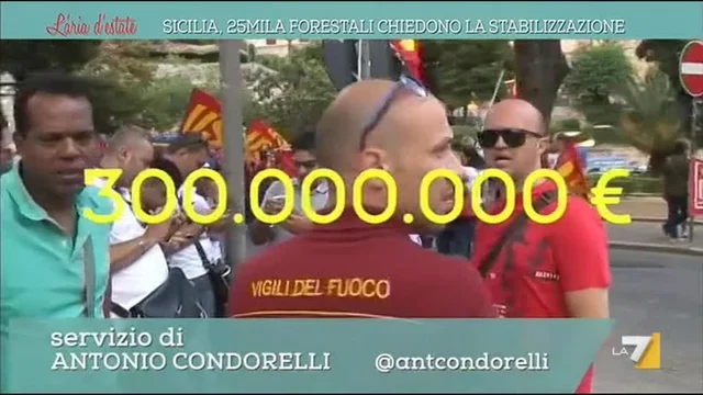 Sicilia, 25mila forestali chiedono la stabilizzazione