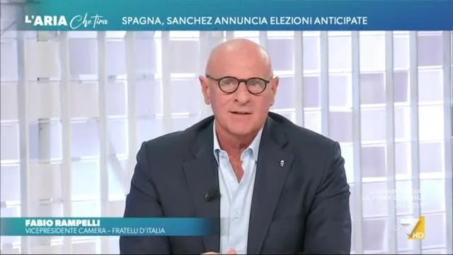 Sánchez, Fabio Rampelli: "Non so se sia stata l'influenza del PD che si è talmente avvicinato a lui che lo ha fatto cadere..."