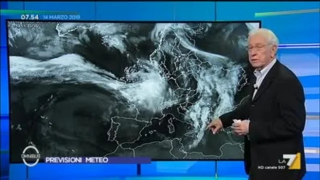 Le previsioni del tempo del 14 marzo