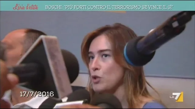 Boschi: 'Più forti contro il terrorismo se vince il Si'
