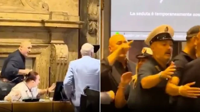 Bandecchi furioso, il sindaco di Terni si alza e va contro un consigliere: "Non mi devi rompere i cog***ni!"