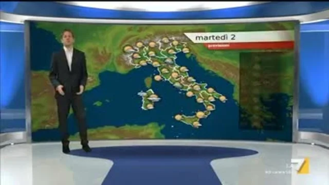 Il meteo della sera