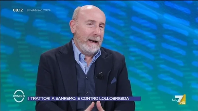 Trattori a Sanremo. E contro Lollobrigida - Omnibus, 09/02/2024