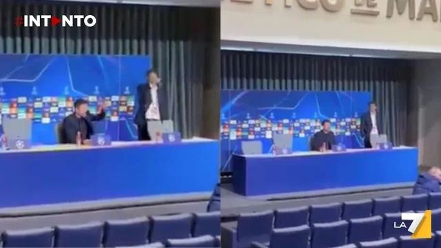 Simeone furioso in conferenza stampa: "Chi ha visto il doppio tocco alzi la mano”