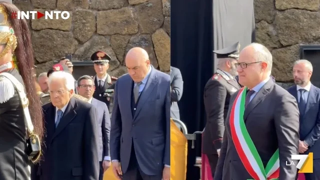 Anniversario Fosse Ardeatine: Mattarella depone la corona d'alloro