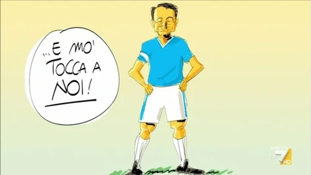 Il cartoon del genio Makkox: "11 contro 11"