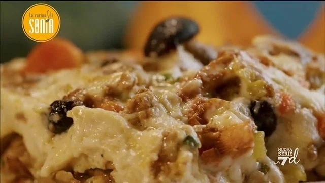 Lasagne con ragù bianco, zucca e funghi