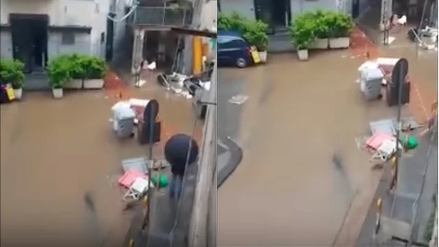 Maltempo Napoli, fiume di fango al Vomero: riunione d’urgenza in Prefettura