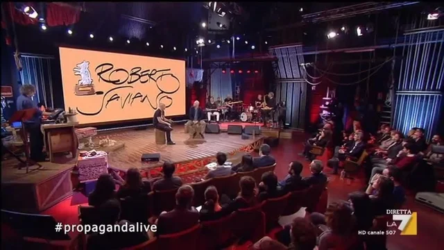 Propaganda Live - L'intervista a Roberto Saviano