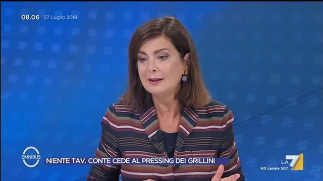 Omnibus del 27/07/2018 - Niente Tav. Conte cede al pressing dei grillini