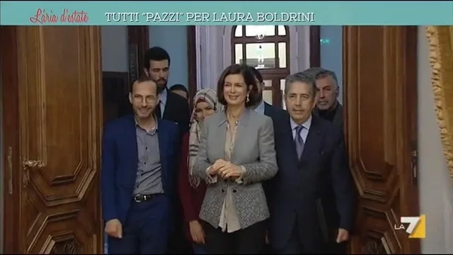 Tutti 'pazzi' per la Boldrini
