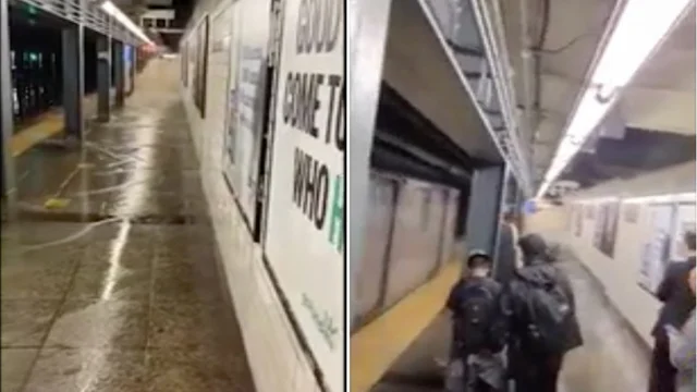 L'uragano Ida si abbatte su New York: le immagini della metropolitana allagata