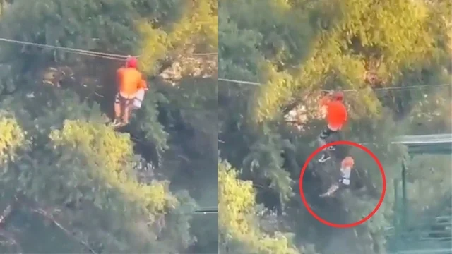 Bimbo di 6 anni cade da una teleferica e cade nel vuoto: salvo per miracolo