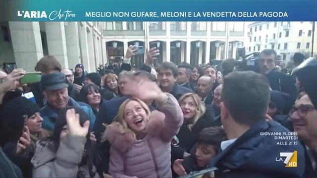 Meglio non gufare, Meloni e la vendetta della pagoda