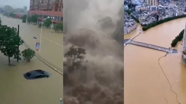 Cina come Dubai: evacuate 110 mila persone nella provincia del Guangdong. Immagini impressionanti