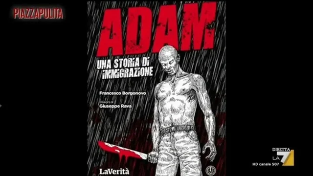 Scontro tra Parenzo e Borgonovo sul fumetto 'Adam'