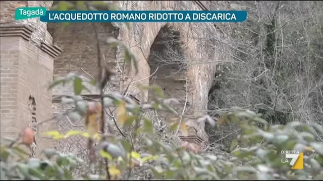 Quell’acquedotto romano ridotto a discarica