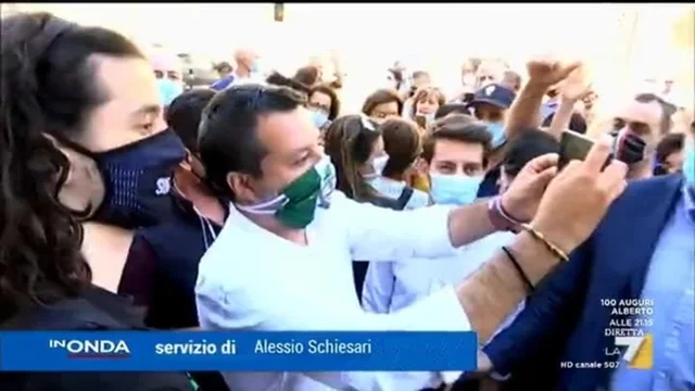 La piazza di Lega e Fratelli d'Italia e il rapporto con Forza Italia