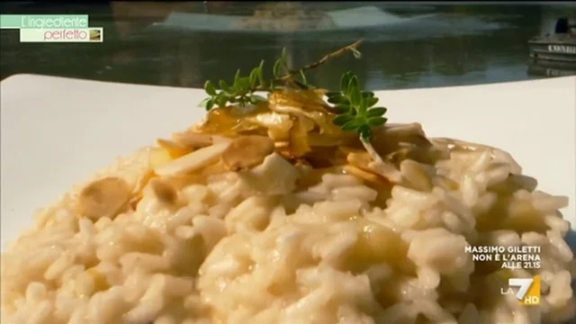 Risotto con trote e mele Golden DOP