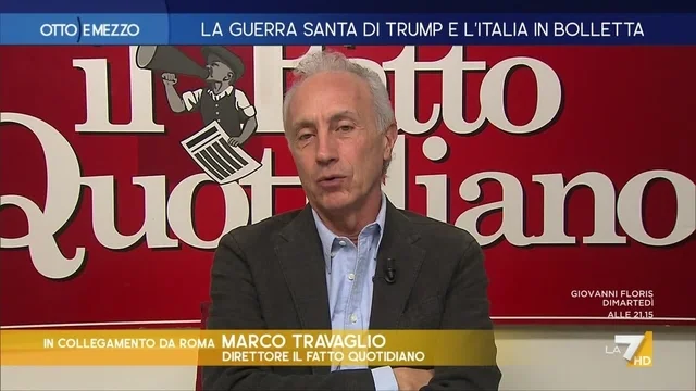 Rubio in Italia, Travaglio: "Trump gli ha bruciato il ponte, ha perso la guerra e si inventa colpevoli"