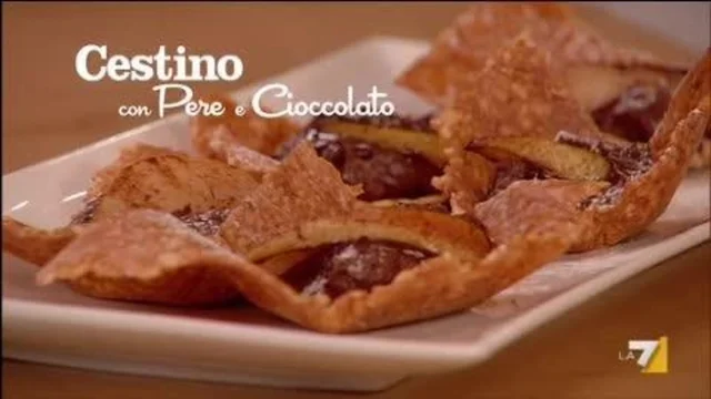 Cestino con Cioccolato e Pere