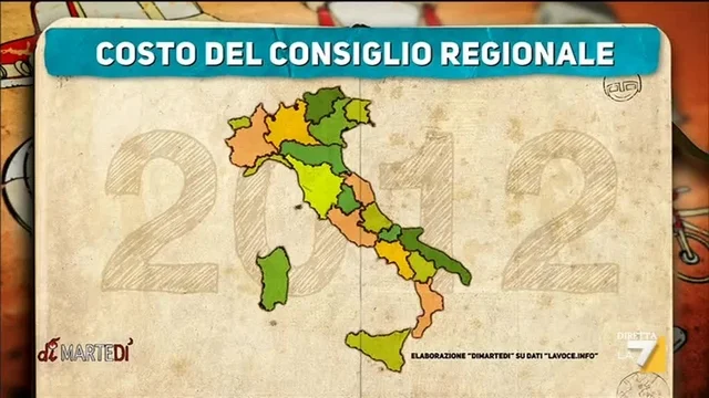Quanto spendiamo per i Consigli Regionali?