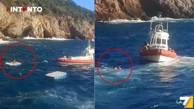 Paura a Cala Moresca, Argentario: uomo precipita dagli scogli, salvato in extremis dalla Guardia Costiera