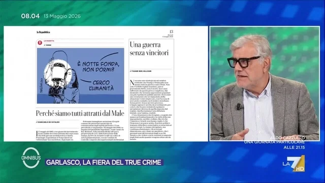 Garlasco, De Cataldo e l'attrazione per il crime