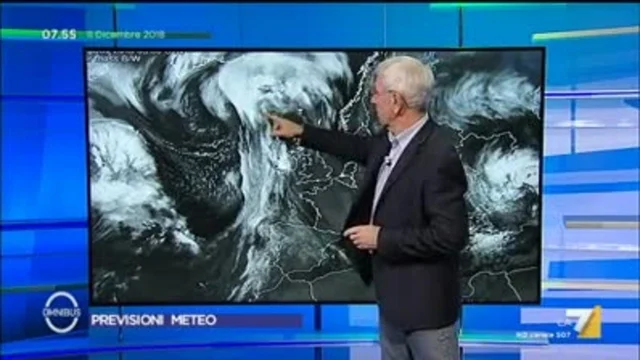 Il meteo del 11 dicembre