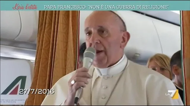 Papa Francesco: 'Non è una guerra di religione'