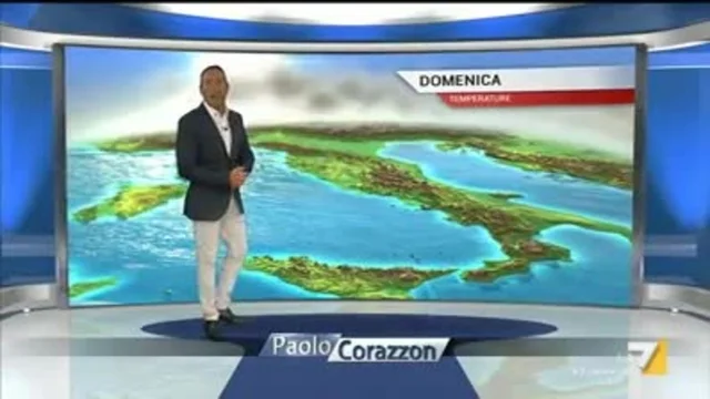 Il meteo della sera